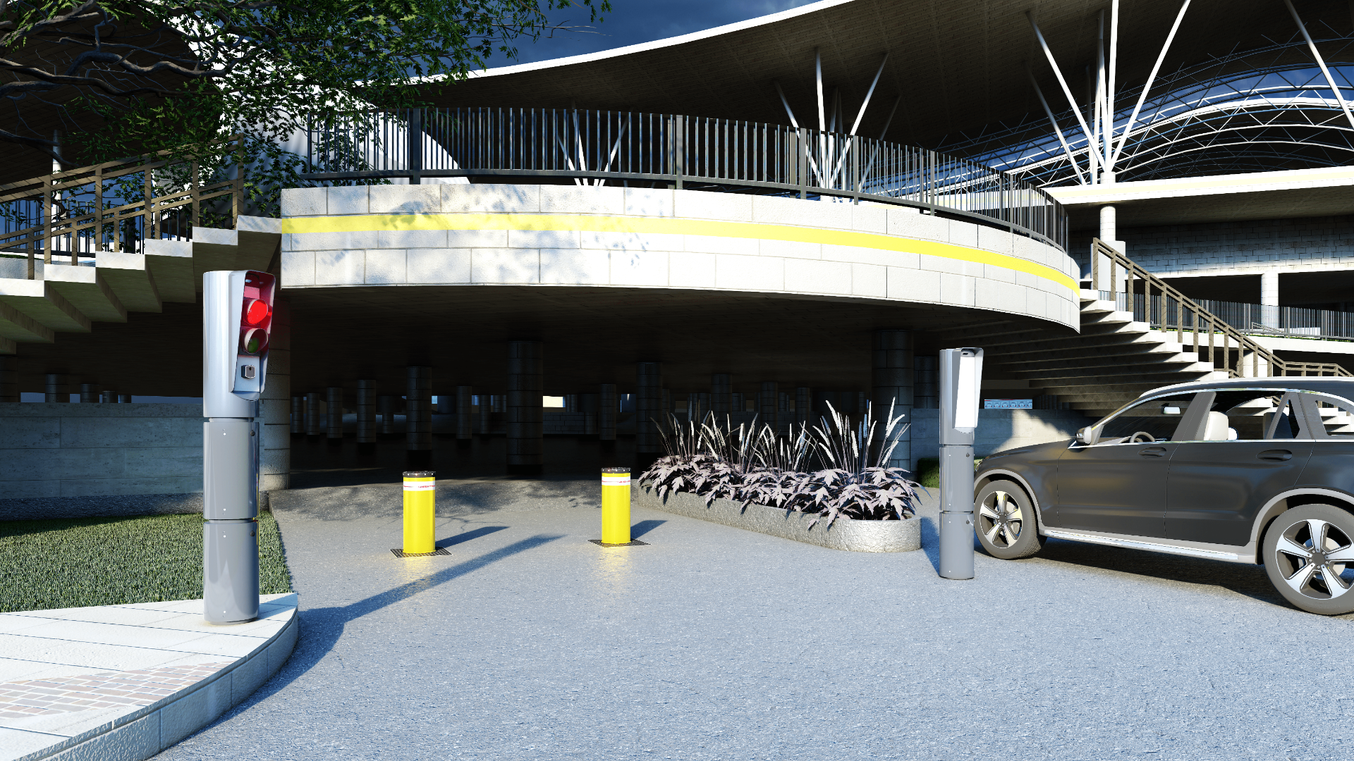 Armoured professional bollard, Ø 275 mm, view 8