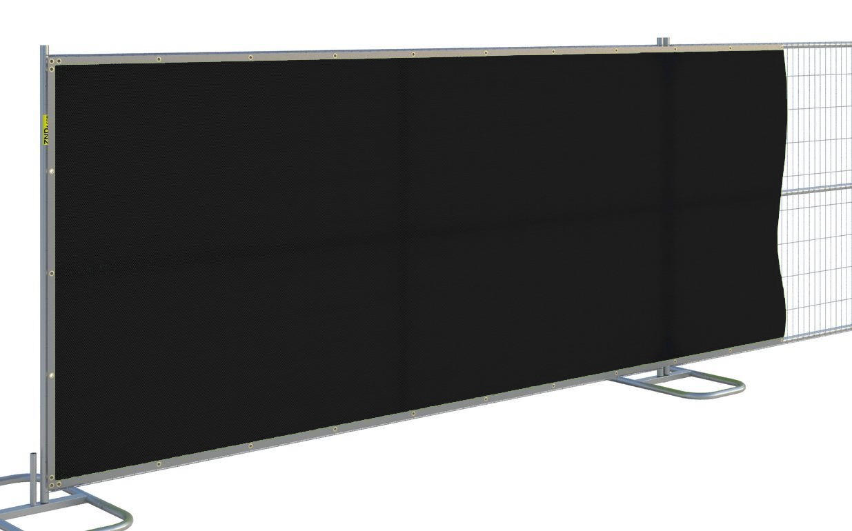 ZND Fence cover | Black 1829 mm, view 2