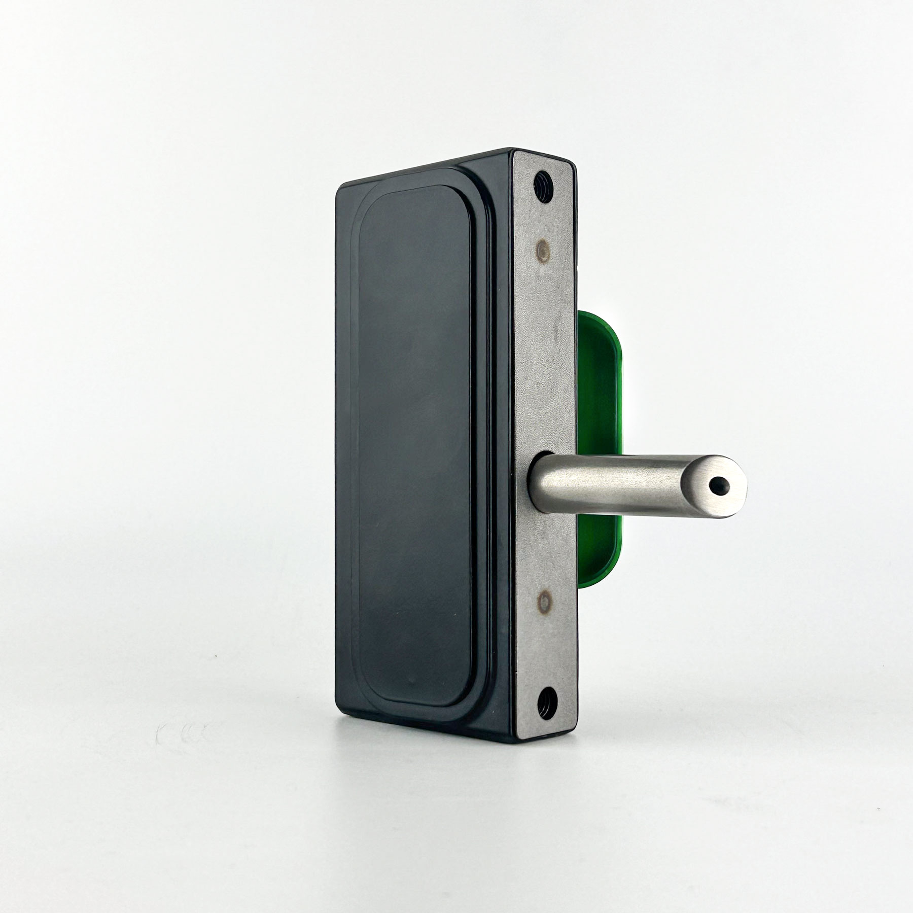 Gatemaster superlock 2.0 Quick Exit No Outside Access Gate Lock, the outside face of the lock, blank with no handle