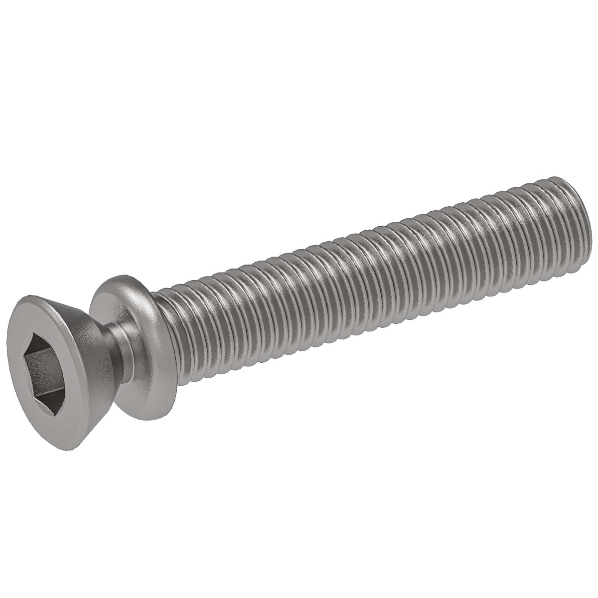 Stainless steel breakaway bolt M8 x 40 mm, detail