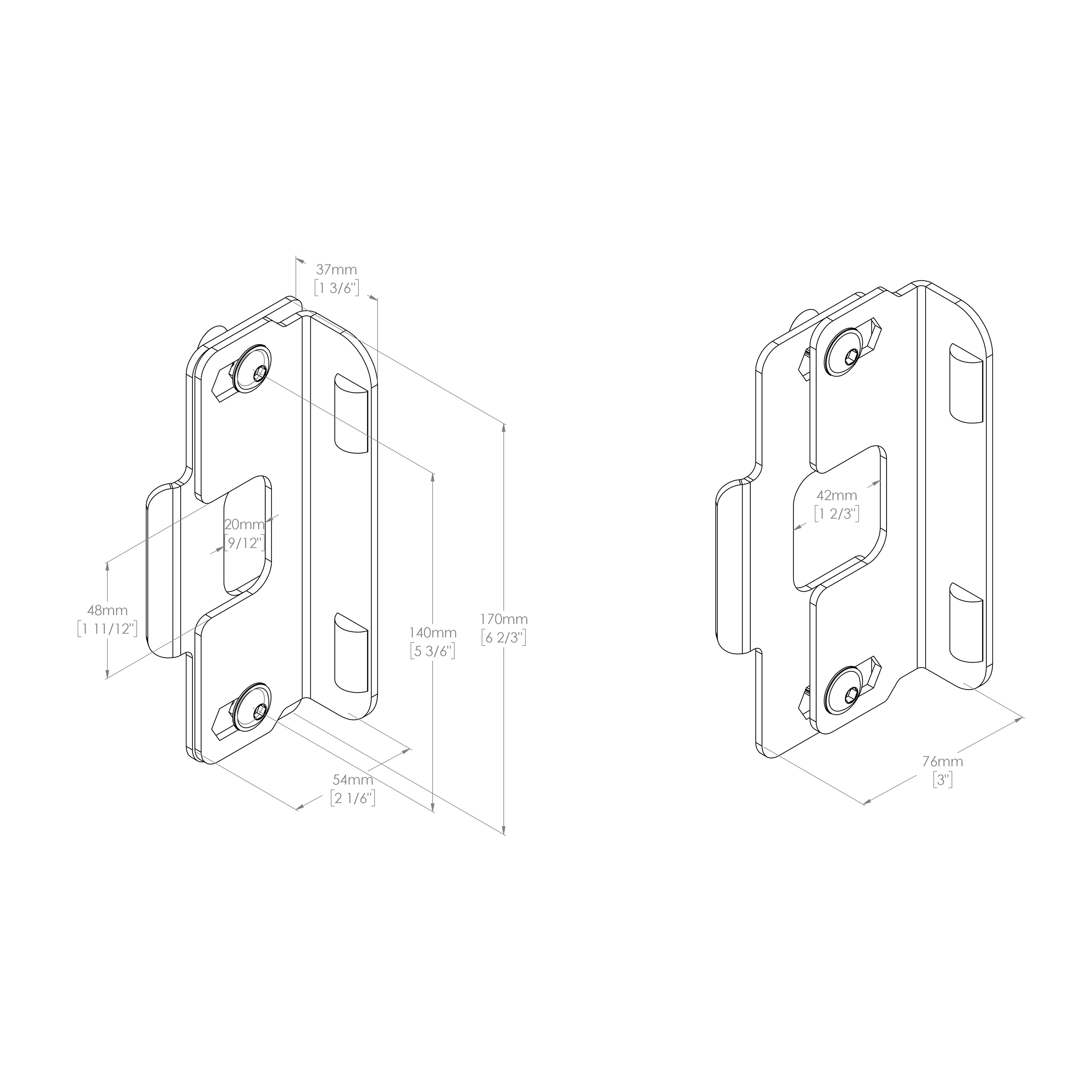 Gatemaster Superlock Gapless Keep, dimensions