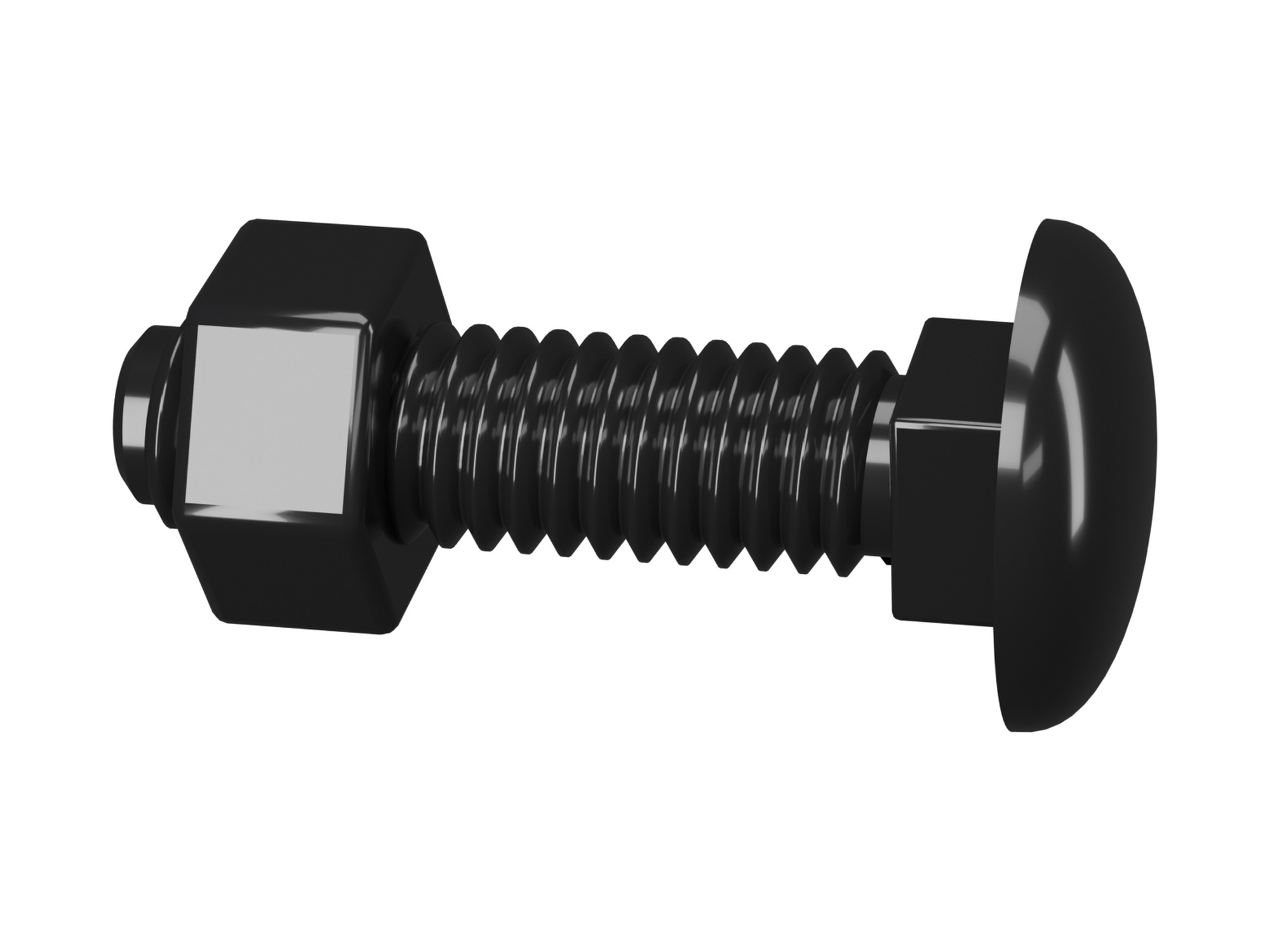 Chain Link Carriage Bolt | 5/16" x 1-1/4" | With Nut