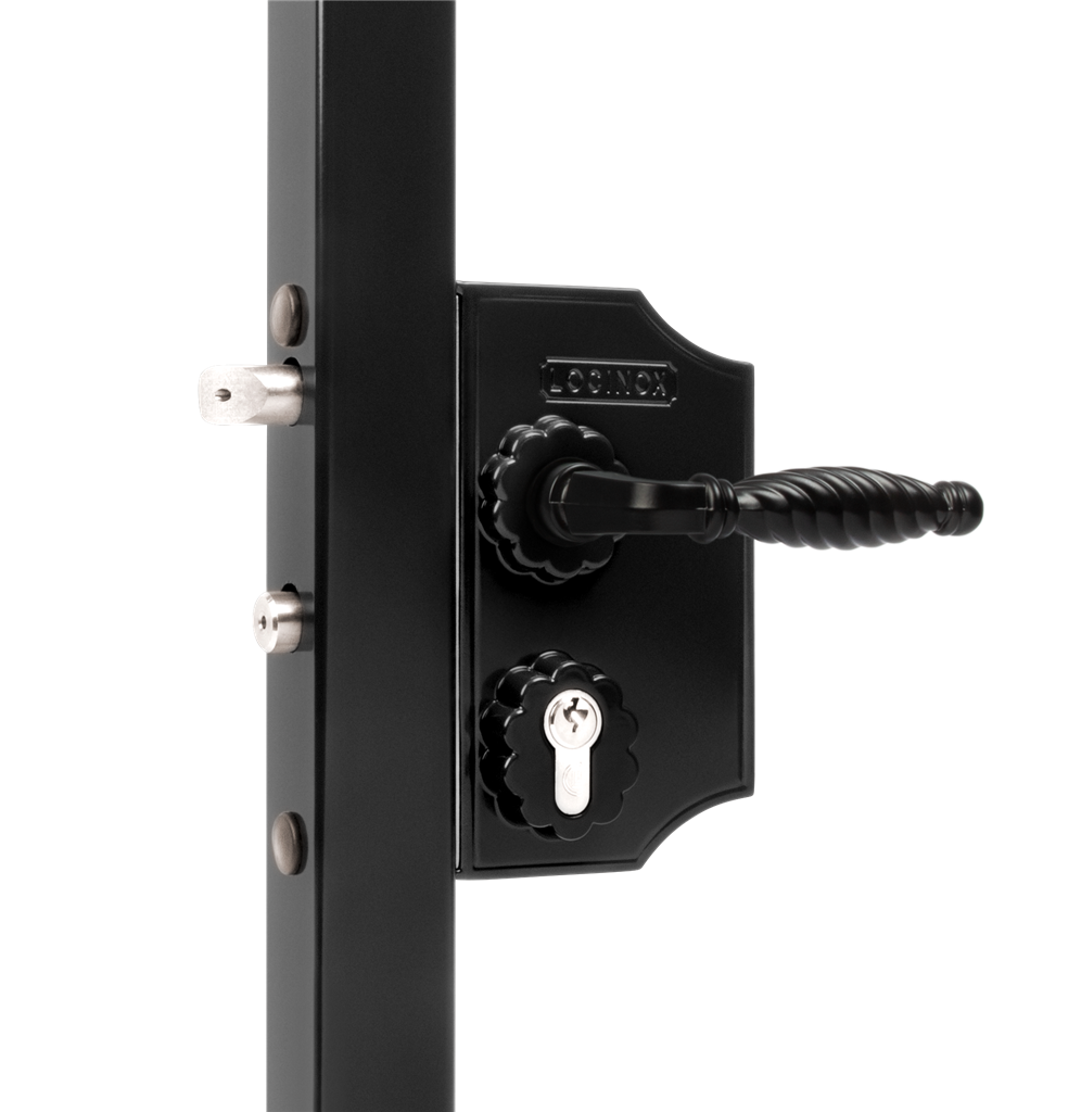 Surface mounted gate lock | Large ornamental