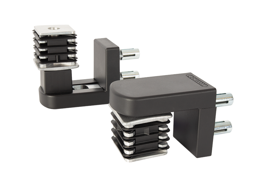 Compact, 2-way 90° hinge - NOSEHINGE-I-50