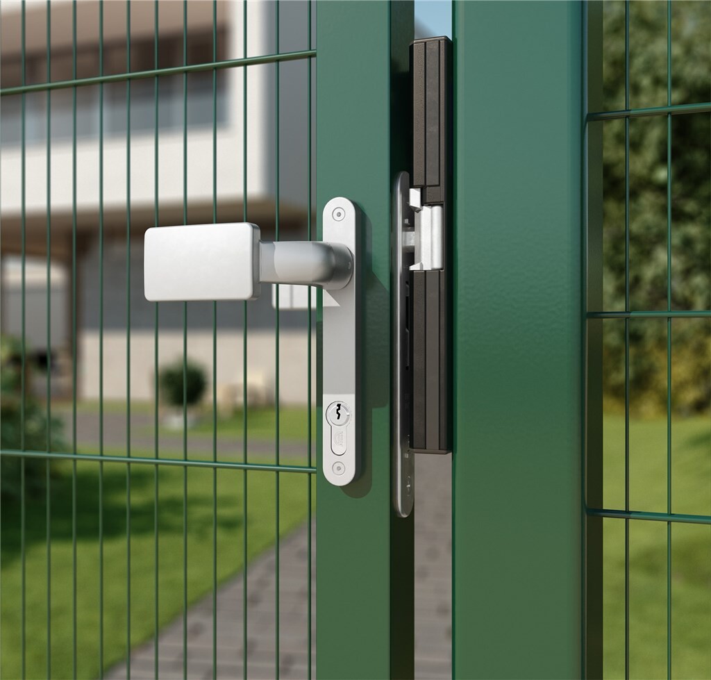 Locinox handle pair with fixed or rotating operation, view 3