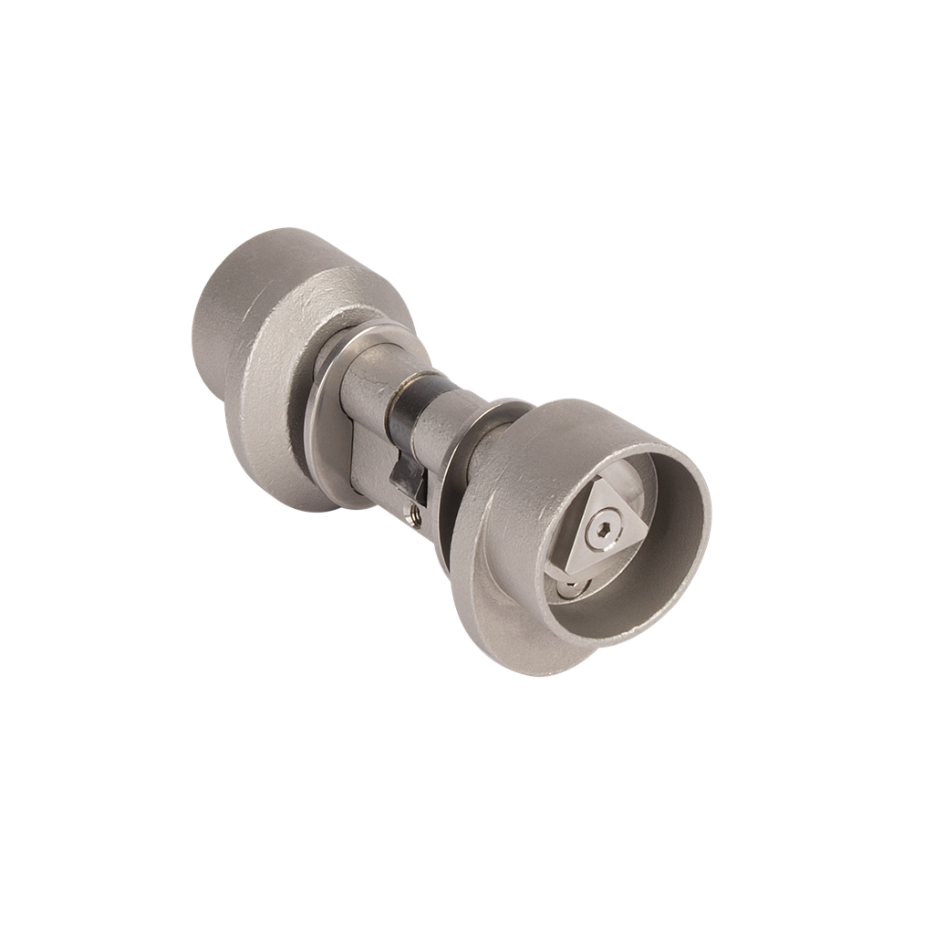 Triangular cylinder set for triangle keys