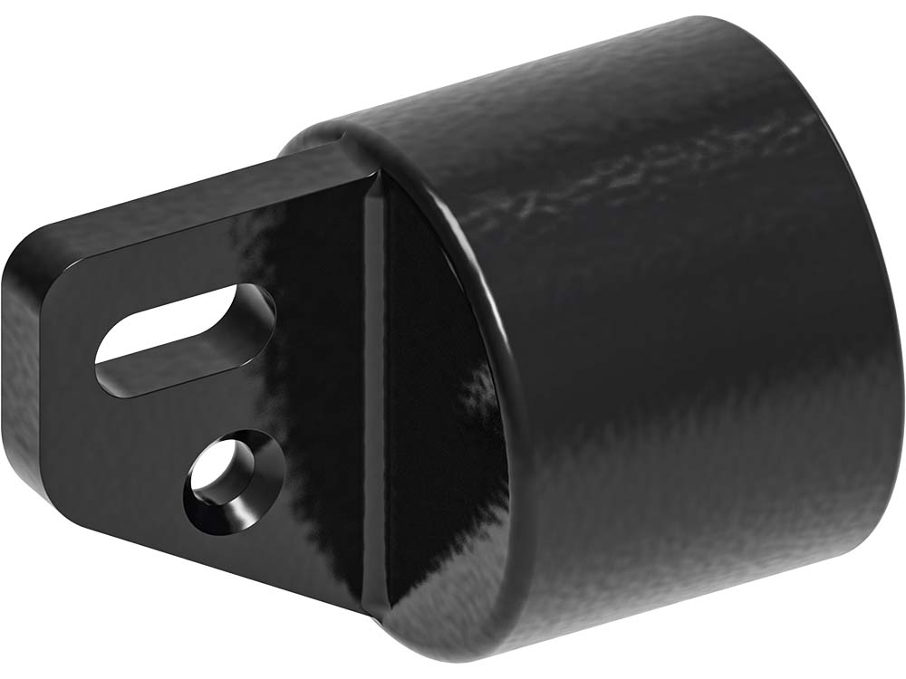 Ø 42 mm brace end cap in black RAL 9005