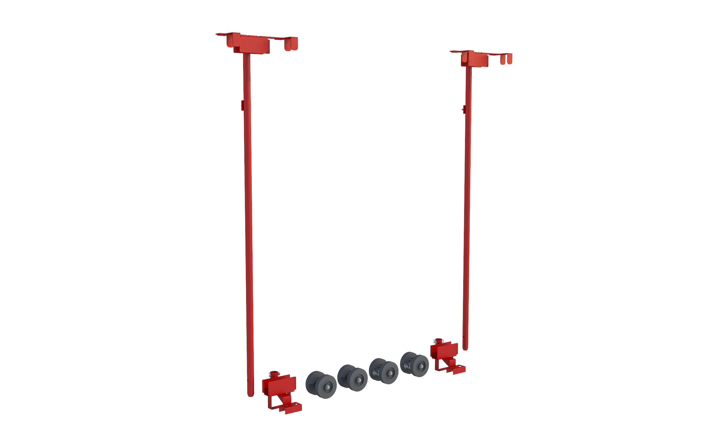 ZND Double Sliding Gate, ZND product render