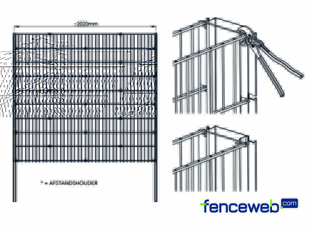Gabion fence installation guide