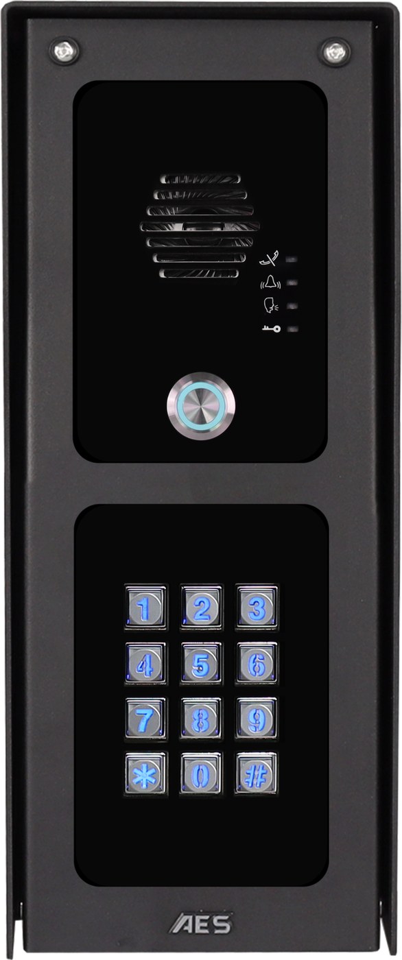 AES | Modular Flush Back Box | 1x2 Module Frame with Mounting Plate