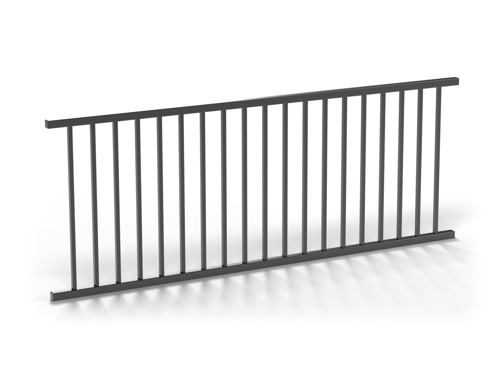 Ornamental Steel Fence Panel | Commercial | Flat Top