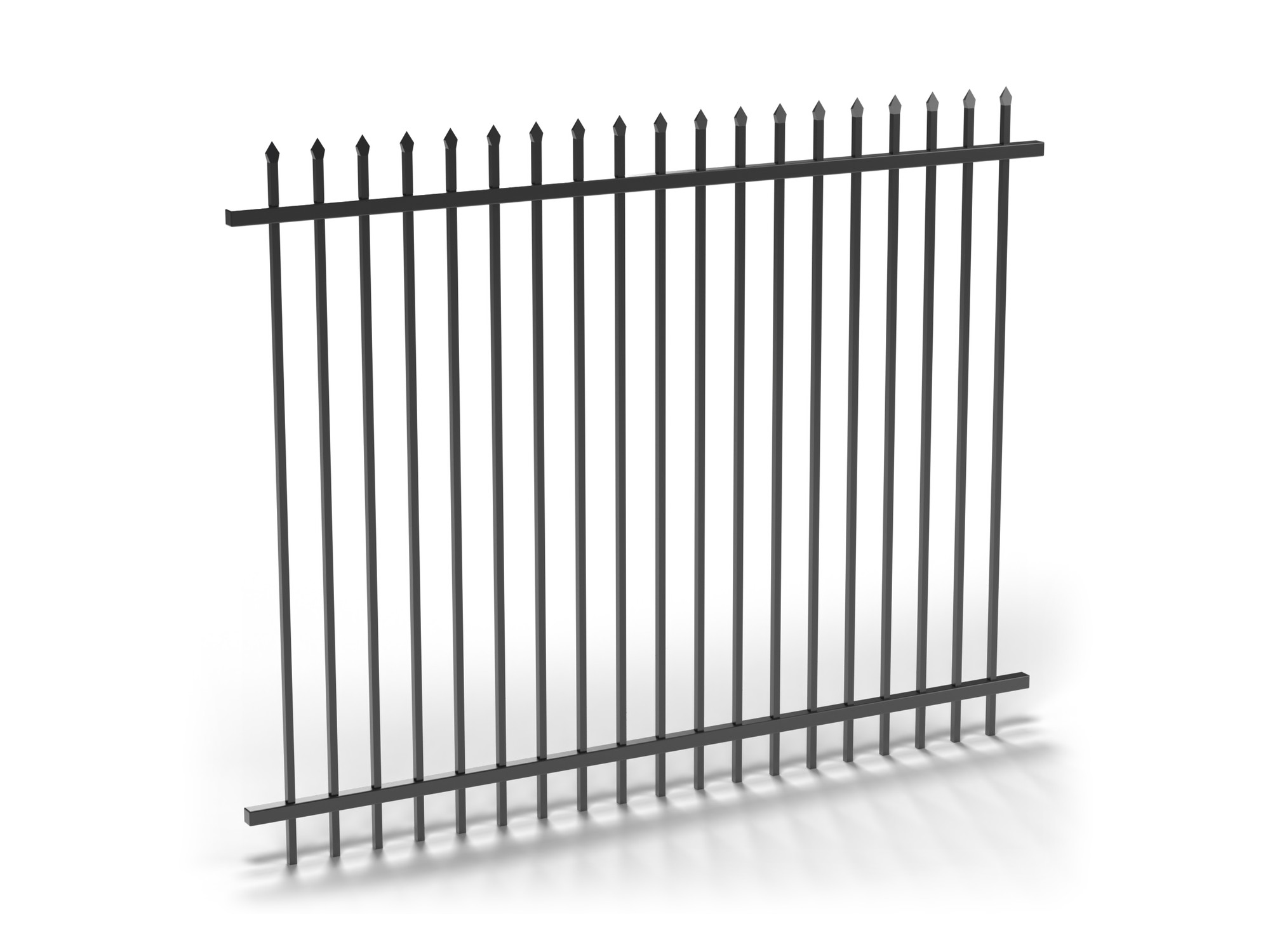 Ornamental Steel Fence Panel | Commercial | Pressed Point