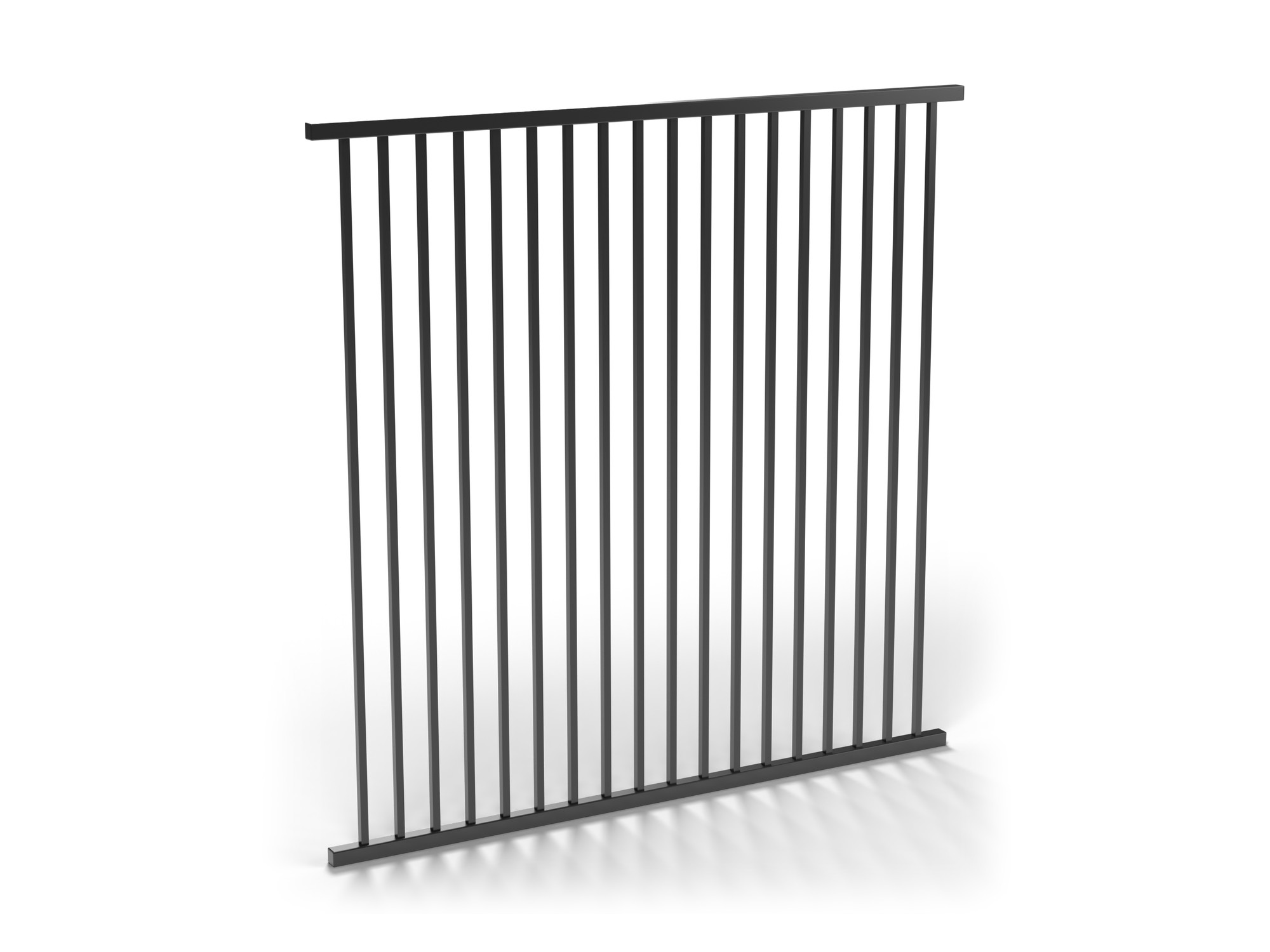 Ornamental Steel Fence Panel | Industrial | Flat Top