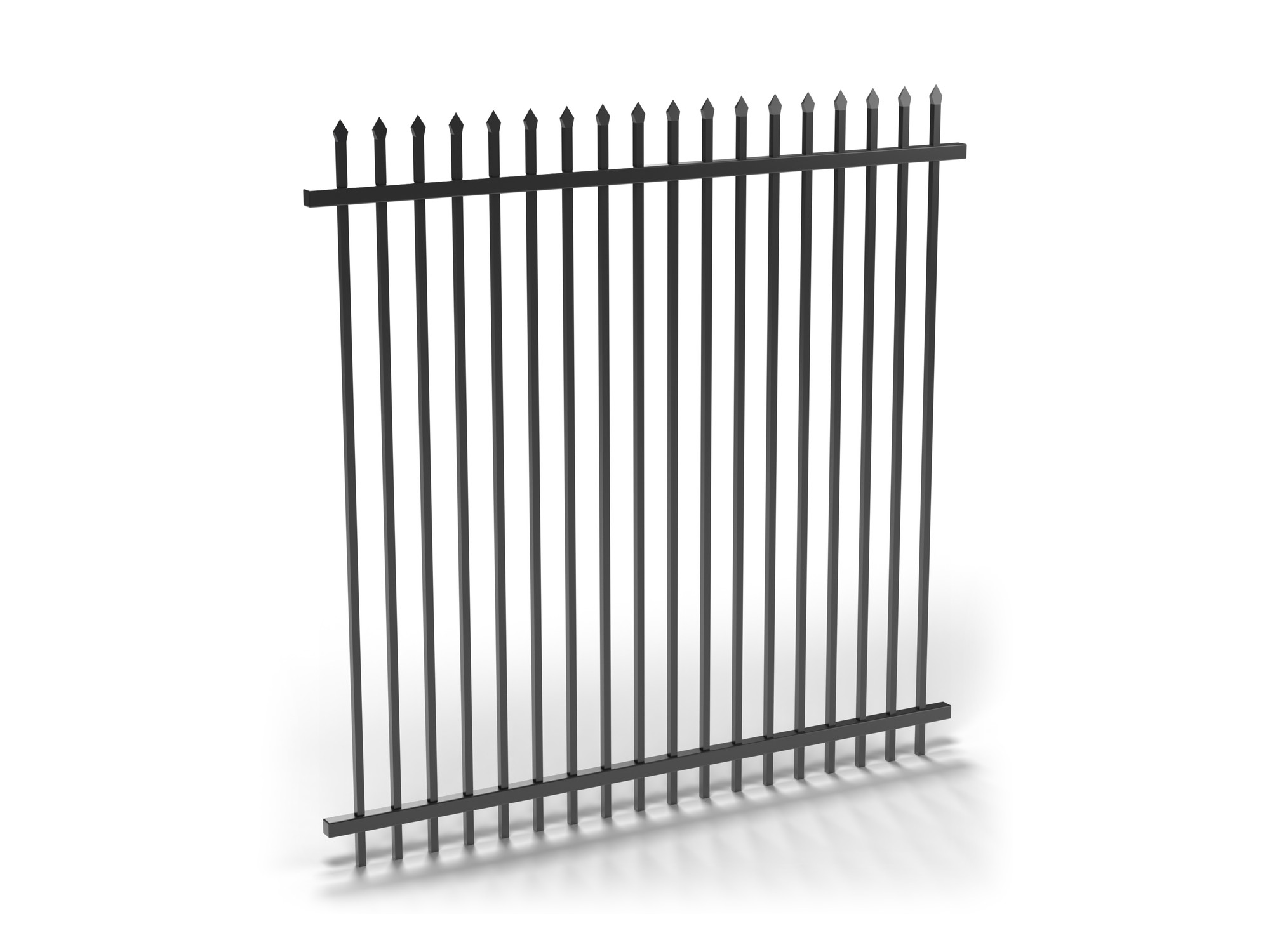 Ornamental Steel Fence Panel | Industrial | Pressed Point