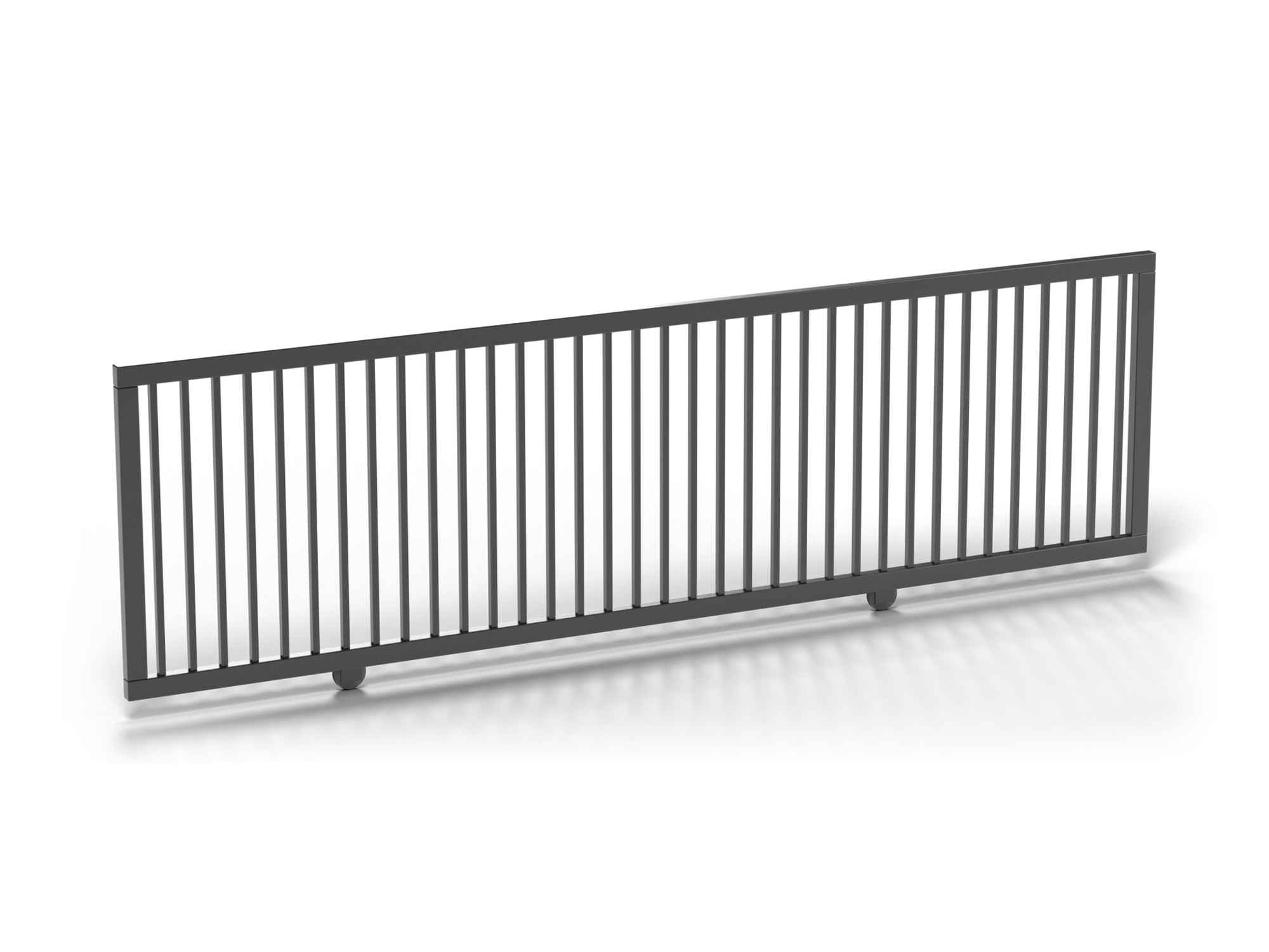 Ornamental Steel Sliding Gate | Flat Top