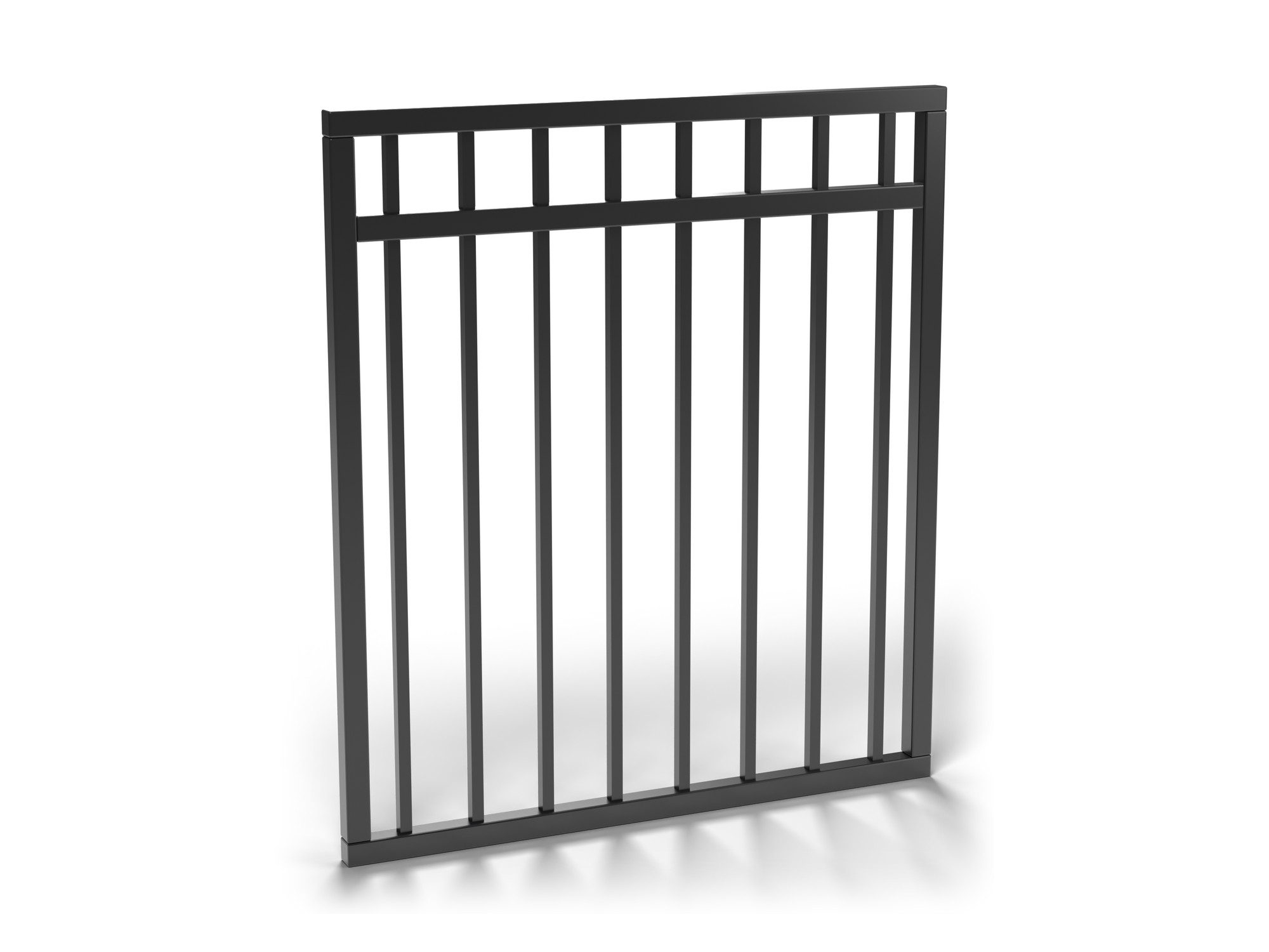 Ornamental Steel Swing Gate | 40" Wide | Flat Top