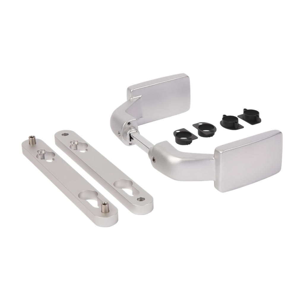 Locinox anodised aluminium handle pair, view 4