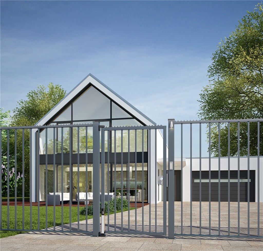 Locinox Interio installation on a gate