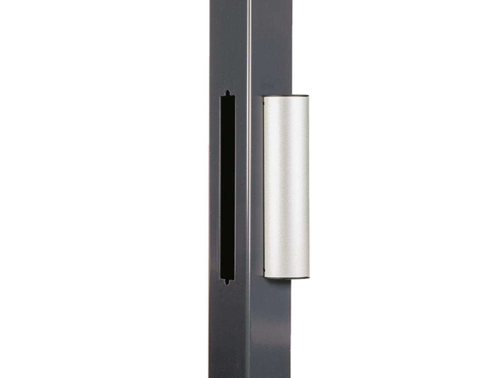 Locinox keep side set with shell handle, side view