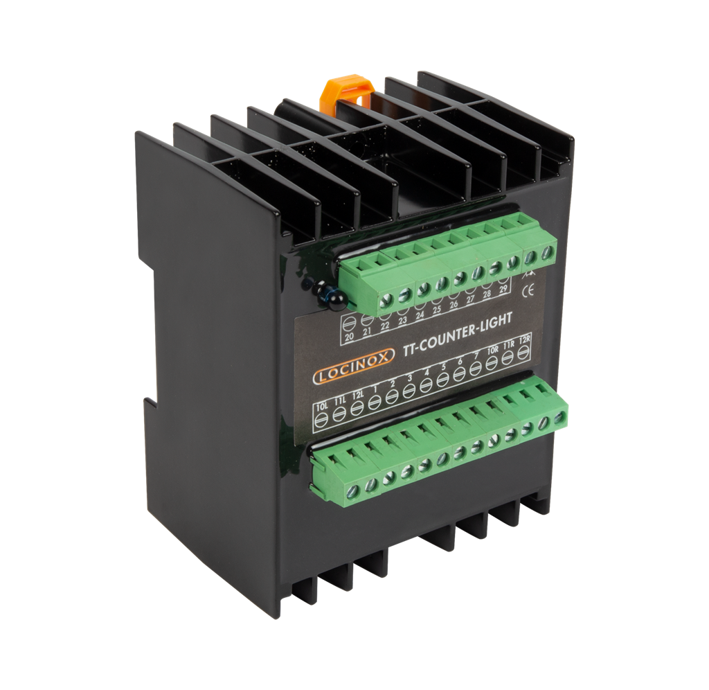 Locinox TT-CL2 counter and passage light signals module for the TURNITEC turnstile