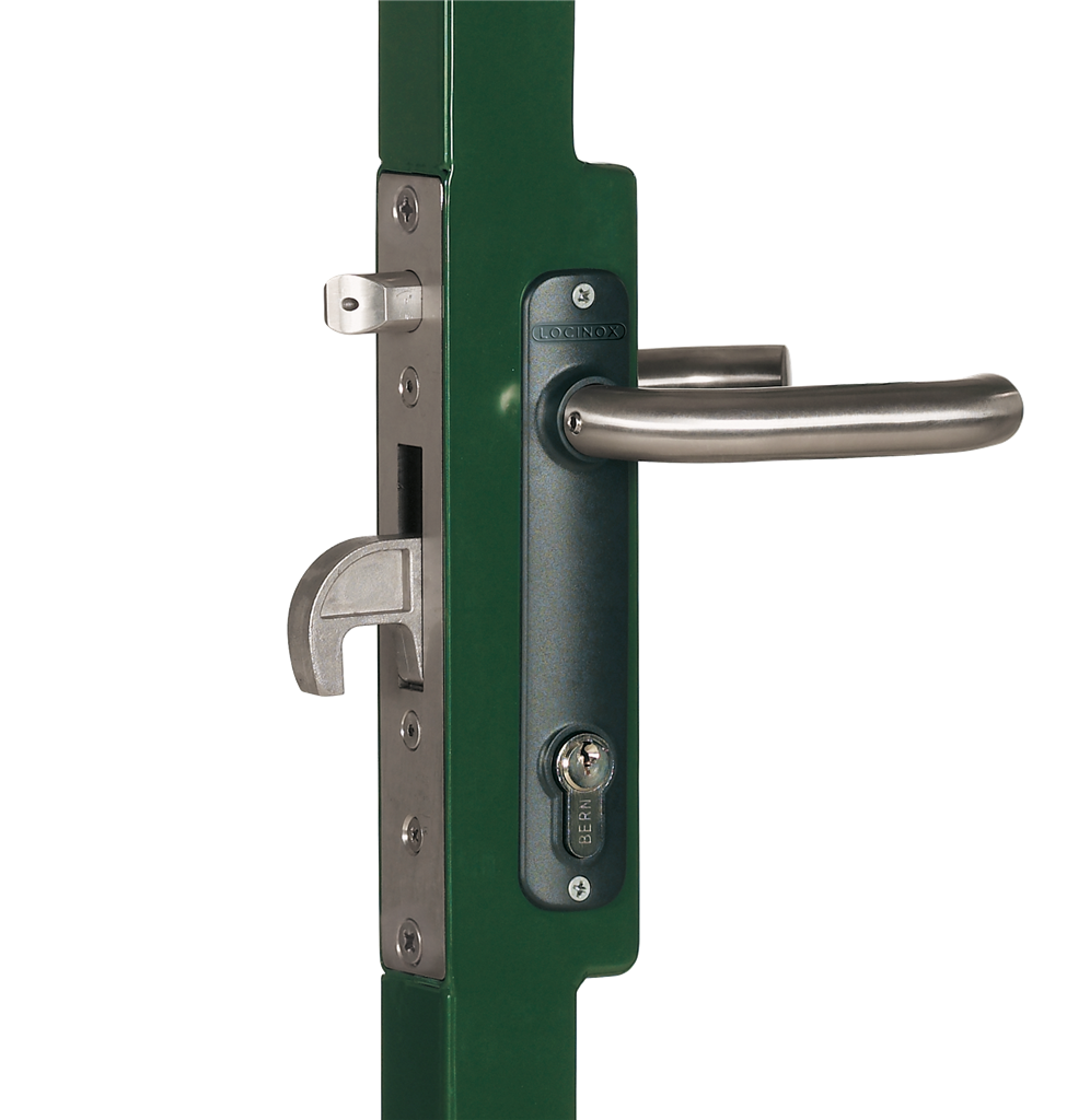 Locinox insert lock with 35 mm backset for welding box