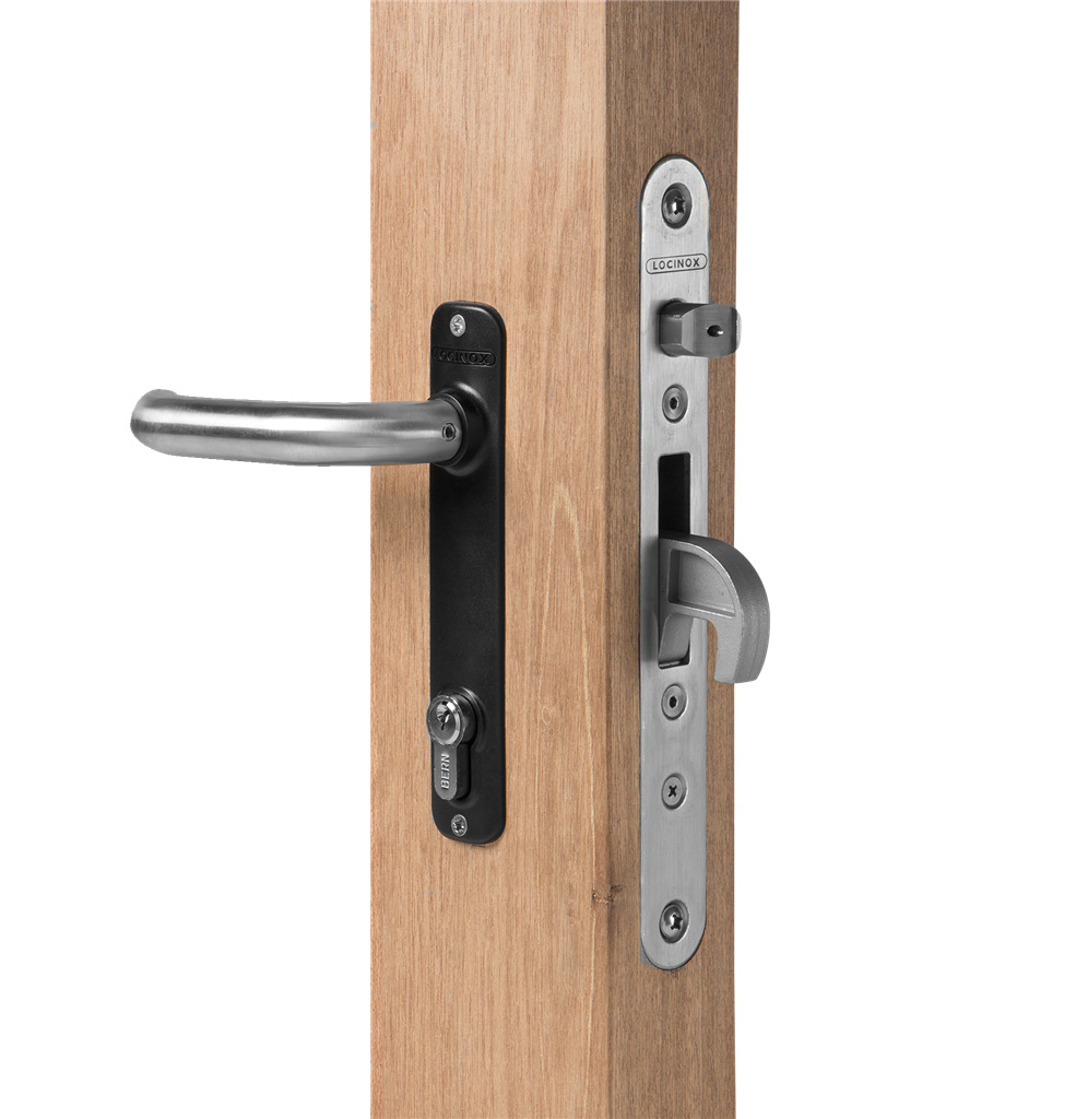 Locinox H-Wood | Mortise lock for wooden gates