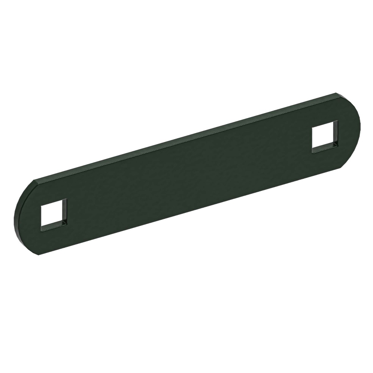 Strip for a security fence U-bracket, view 3