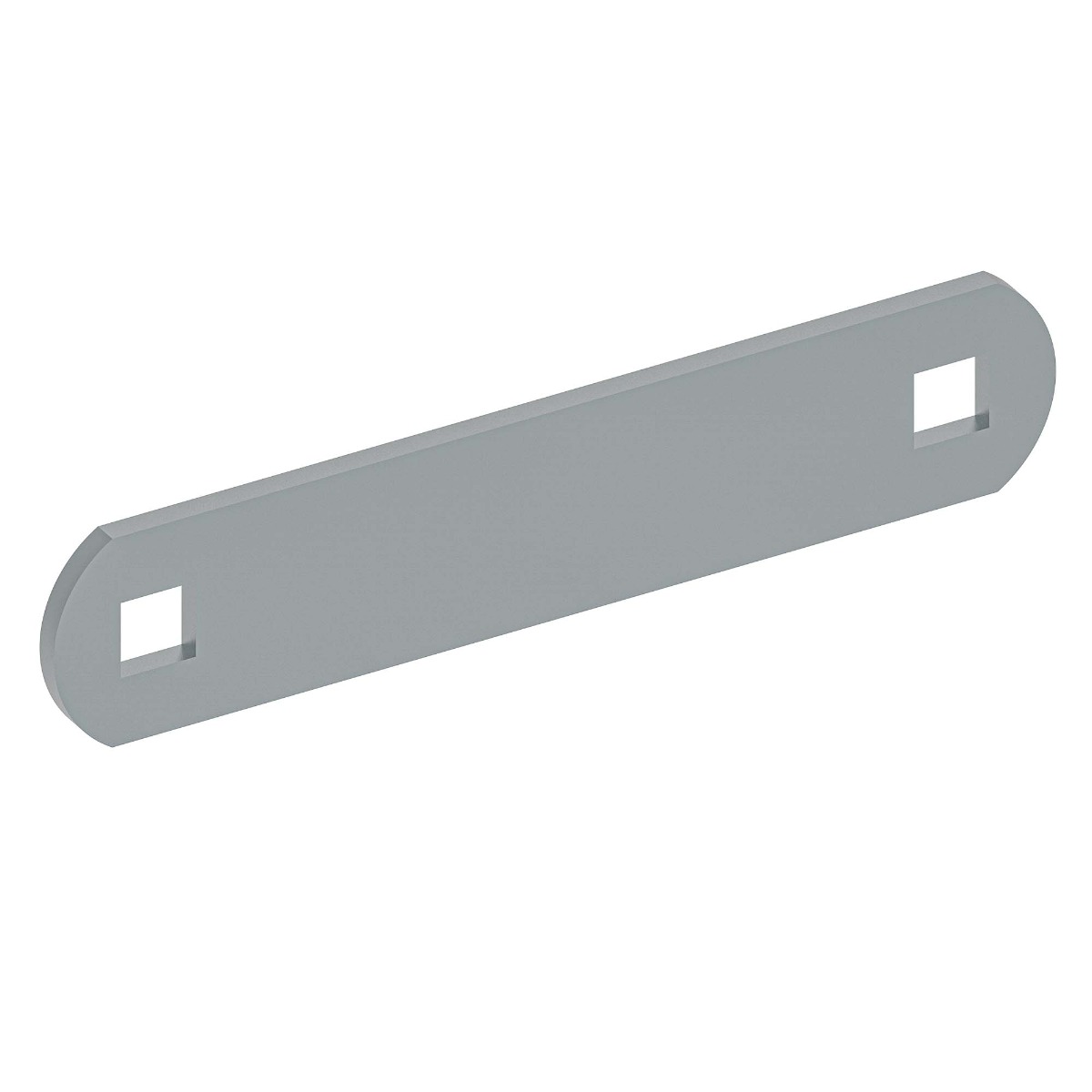 Strip for a security fence U-bracket, view 4