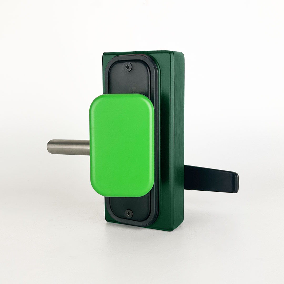Gatemaster Superlock 2.0 Code Gate Lock RapidReset Keypad Entry Quick-Exit, quick exit rapid reset image side view