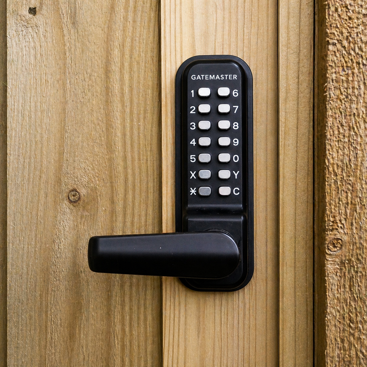 Gatemaster Superlatch Code Gate Lock RapidReset Surface Mounted Keypad Entry, rapidreset superlatch gate lock wooden gate