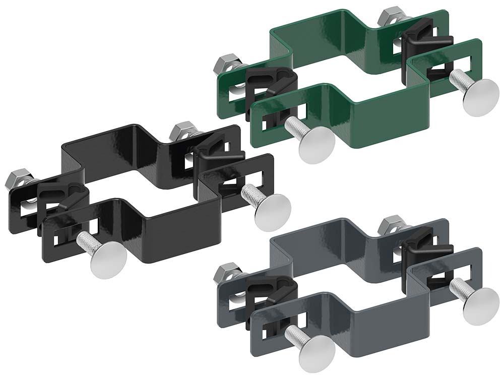Fence bracket | Deluxe | 2-3/8" x 1-9/16" | ⌀ 0.197"