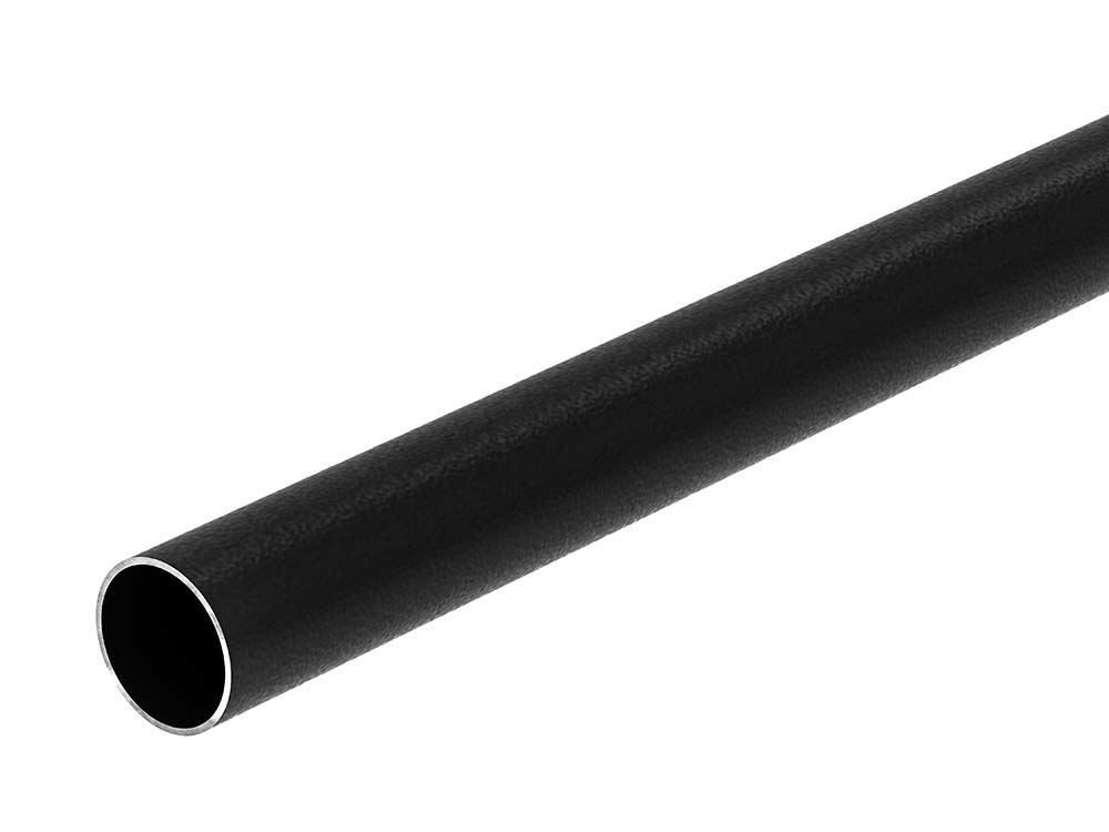 Round fence tube Ø 42 x 1.75 mm, 6 m, black RAL 9005