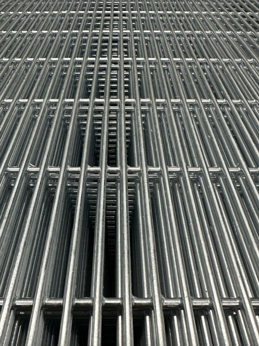 Secufence Heavy 358 security fence panel in hot-dip galvanised finish