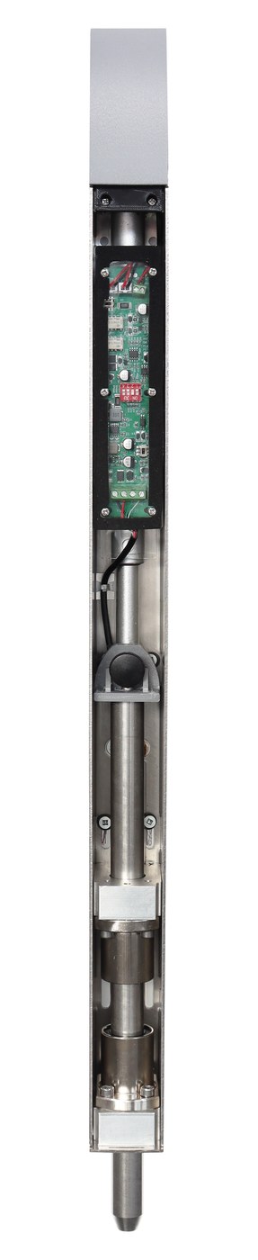 Tomalok gate bolt with its internals exposed