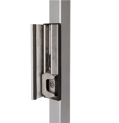 Adjustable stainless steel security keep with Quick-Fix